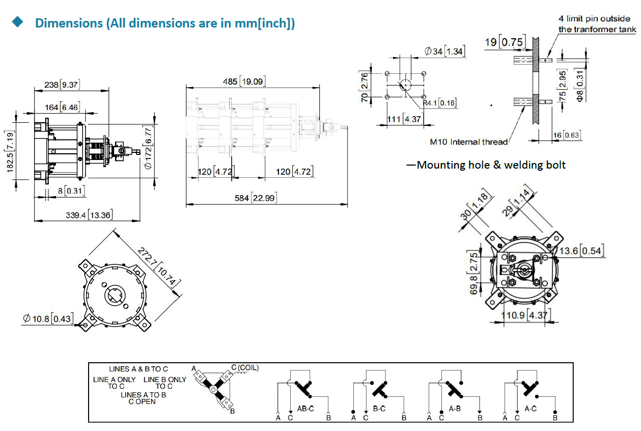 35kV Four-position Loadbreak Switch (T Blade)