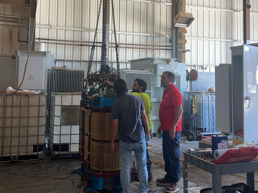 jiangsu yawei transformer After-sales repair workshop Midland, USA